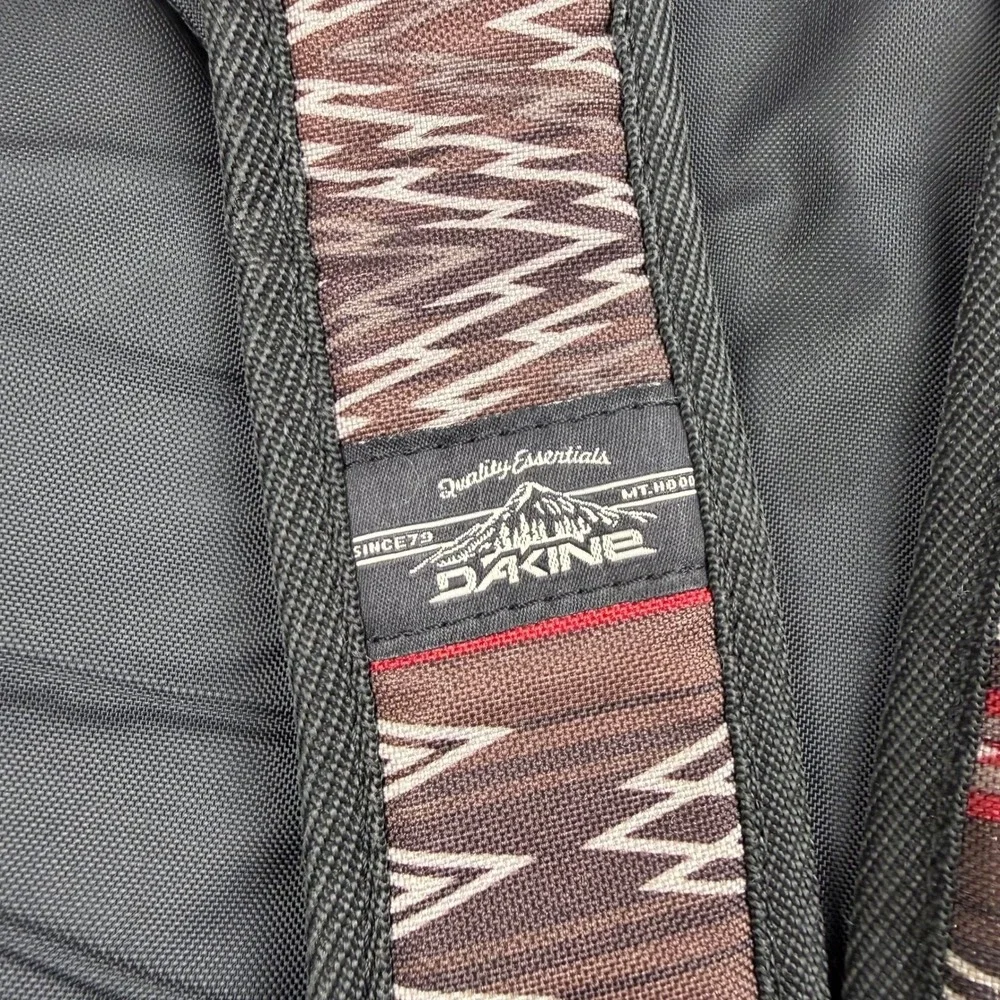 Dakine Southwestern Geometric Print Backpack‎ Brown Red Laptop Sleeve 18in